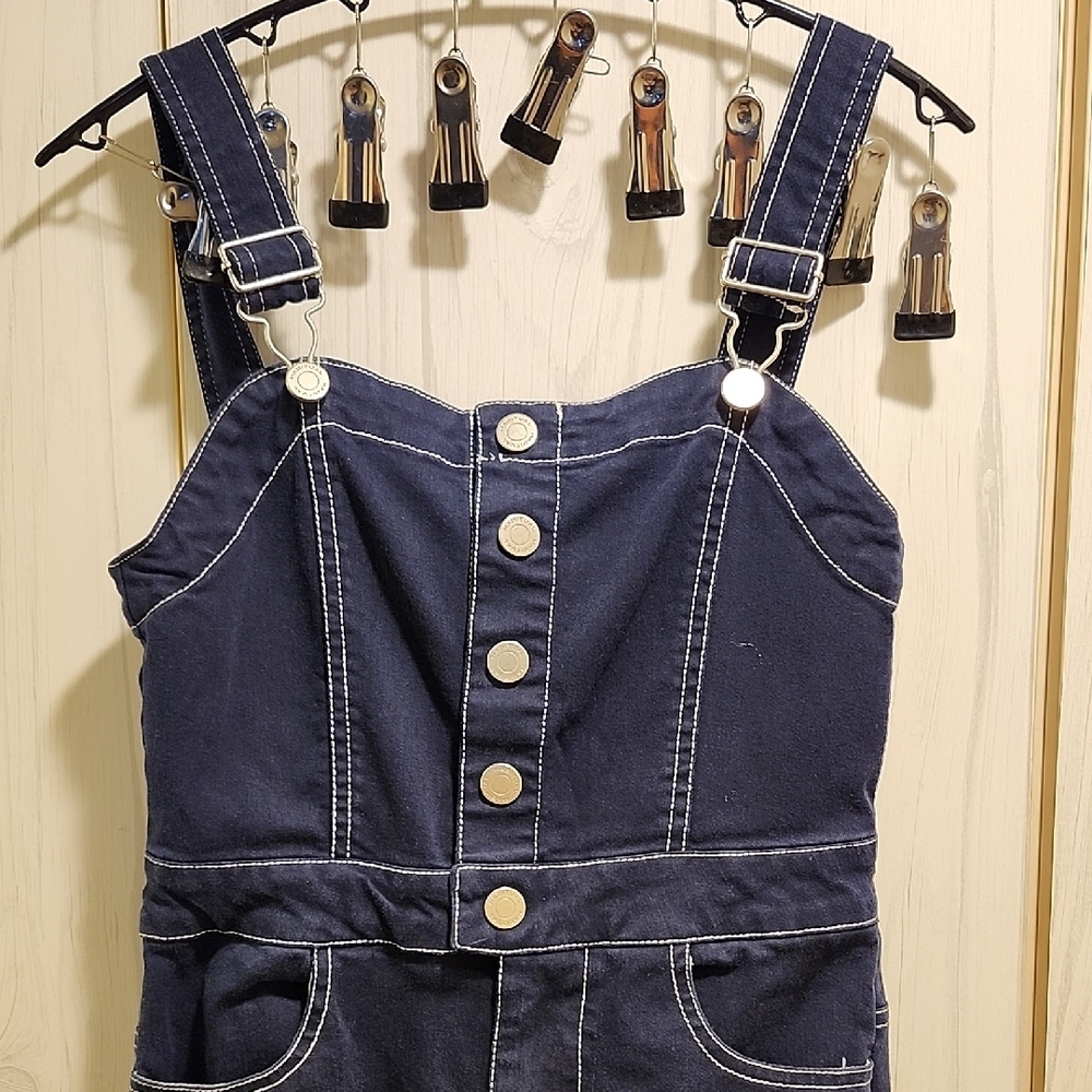 Habitual Black Denim Overalls - Picture 3 of 5